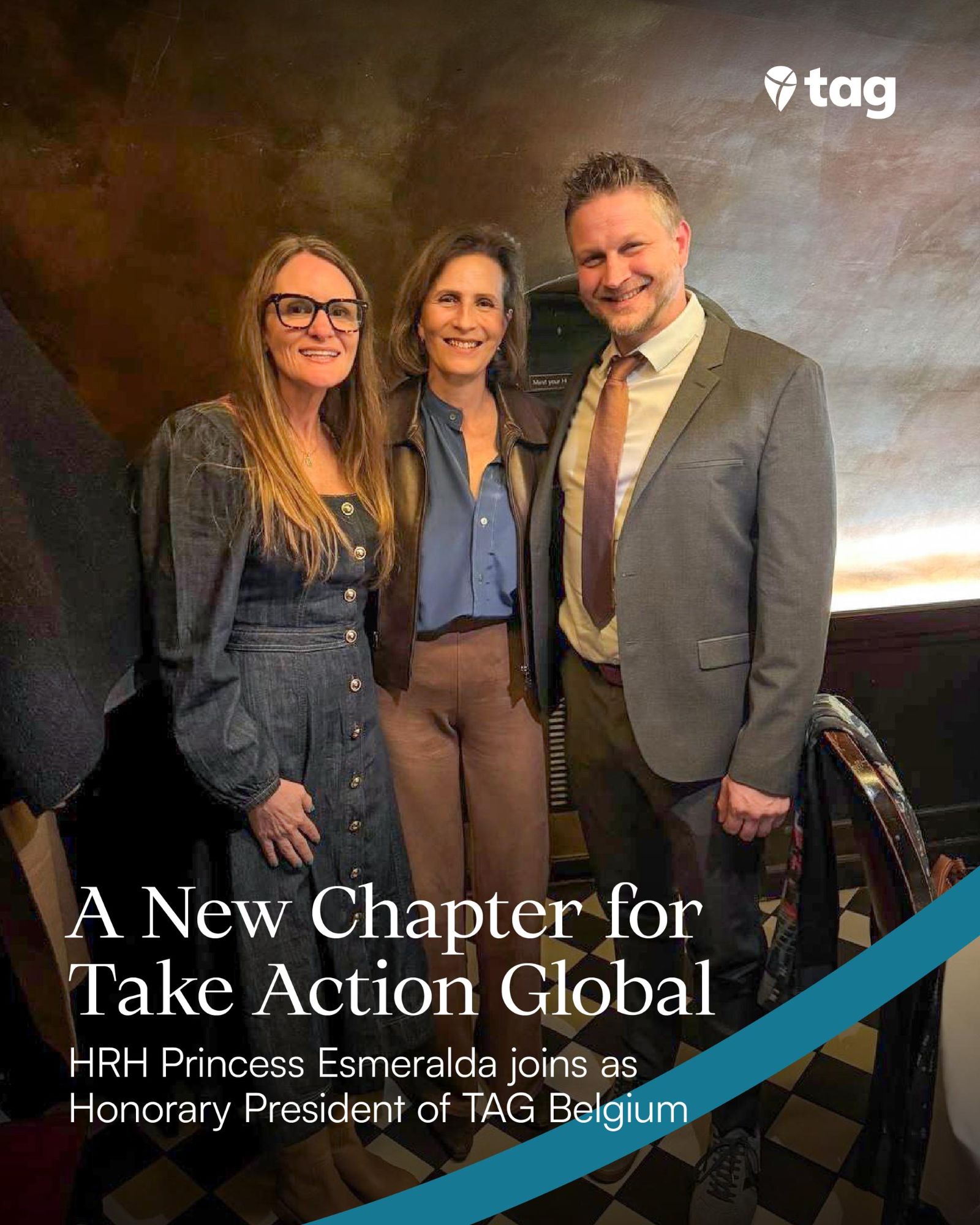 A New Chapter for Take Action Global: HRH Princess Esmeralda joins as Honorary President of TAG Belgium