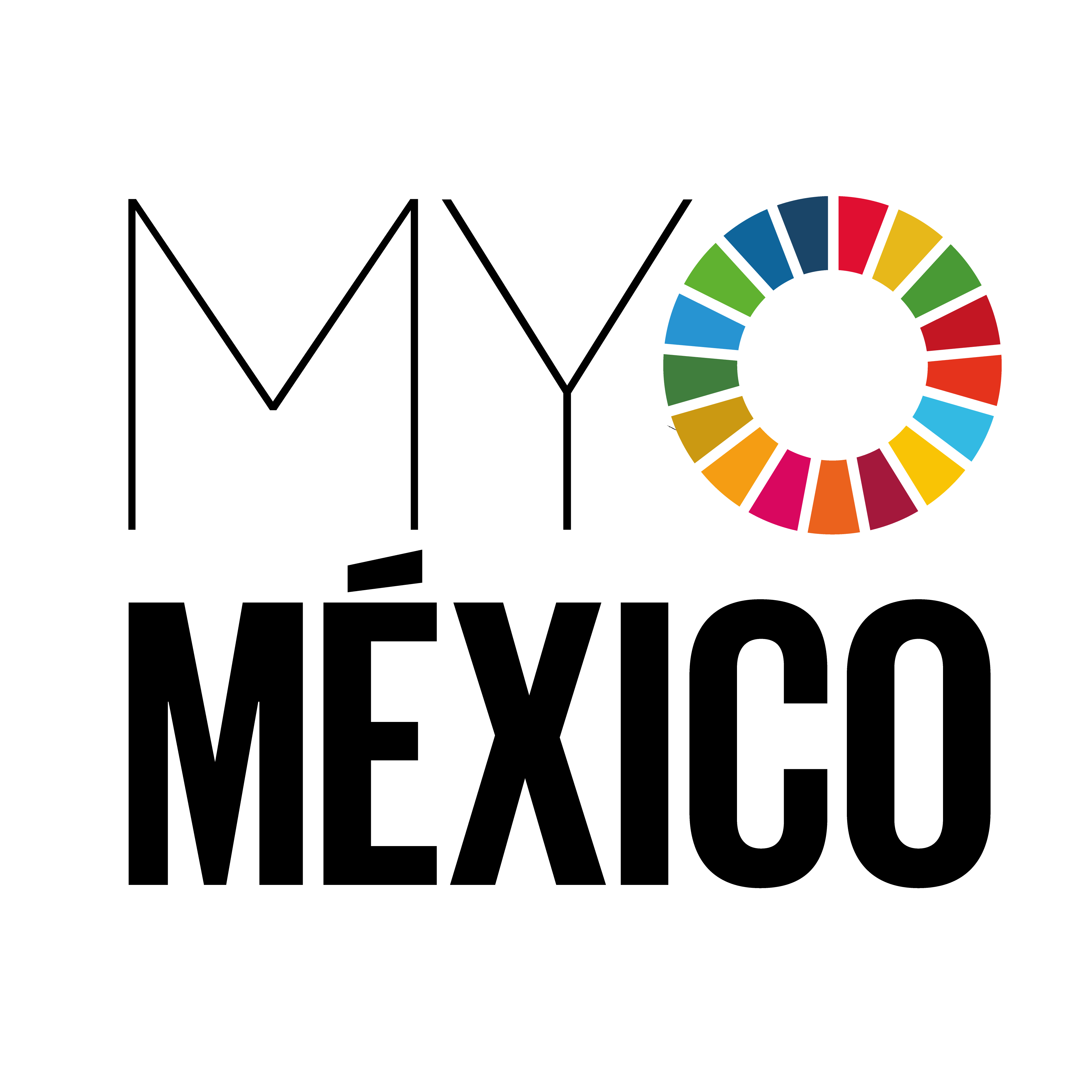 Logo MY World México Negro